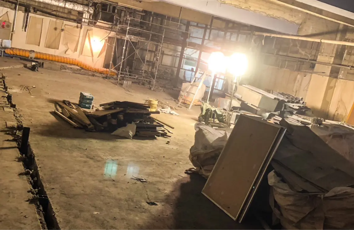 大規模施設の内装解体